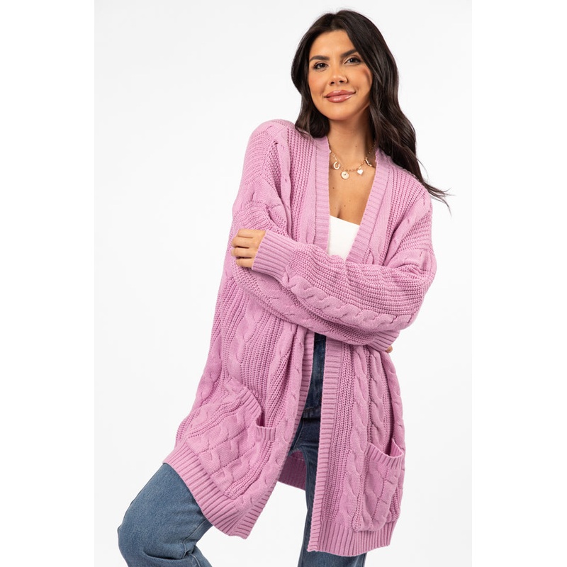 Won’t Change My Heart Orchid Cardigan