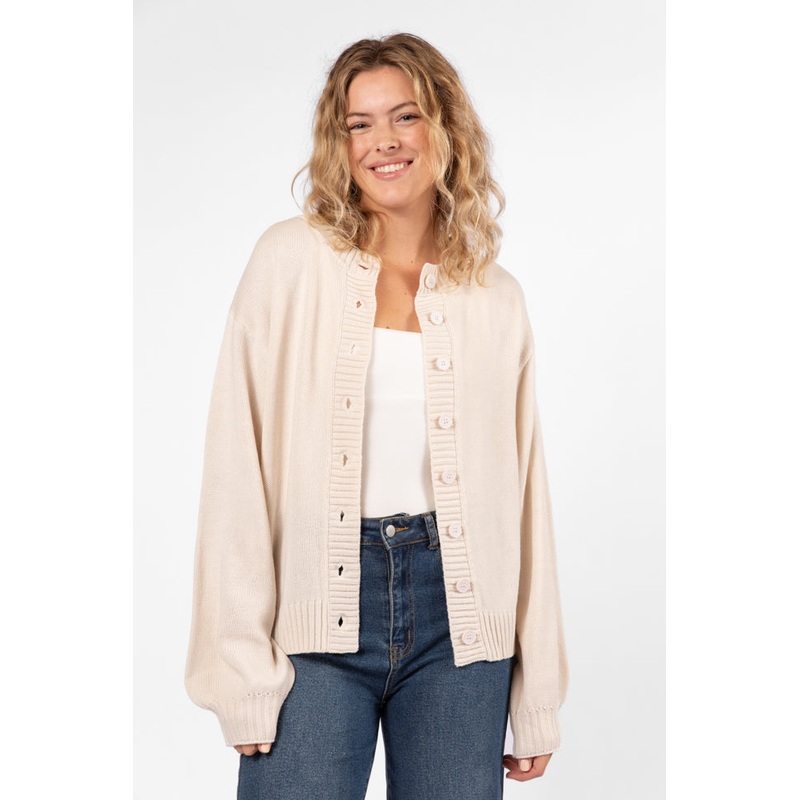 All We Have Beige Button Front Cardigan FINAL SALE