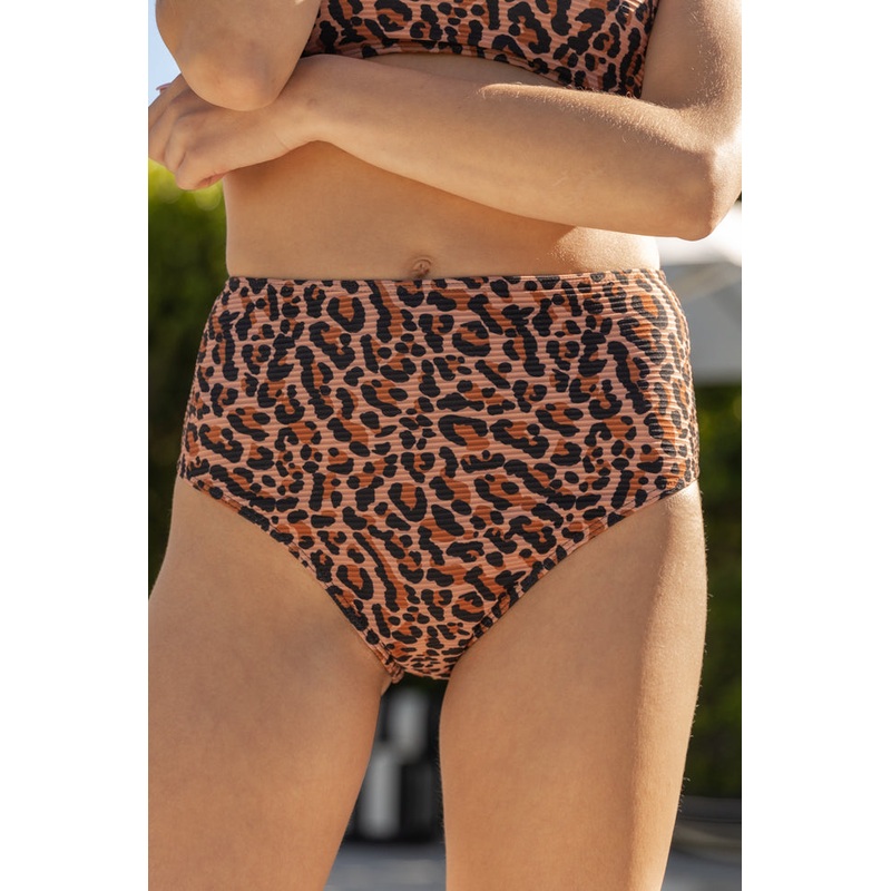 Make A Splash Leopard Print Bikini Bottoms FINAL SALE