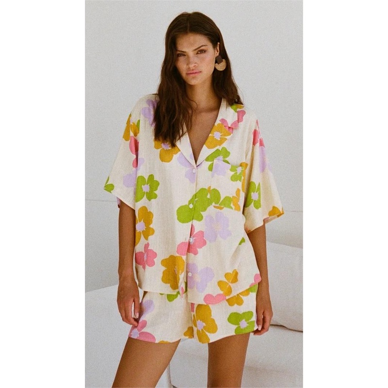 Daisy Floral Button Down Shirt