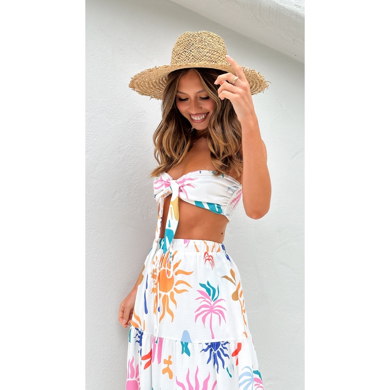 Bella Crop – Sundazed Print