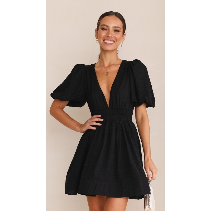 Erin Mini Dress – Black