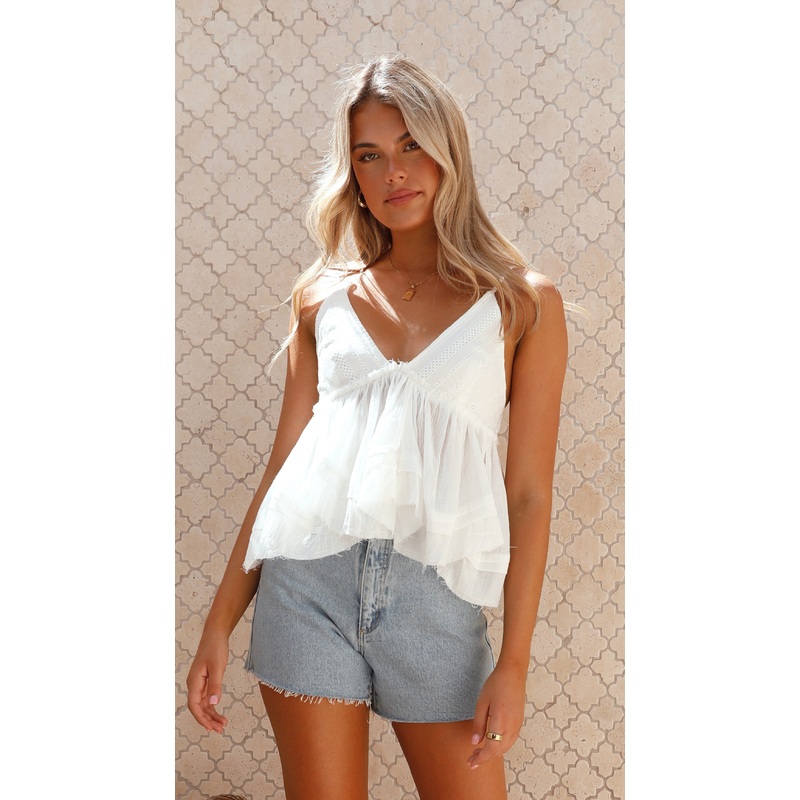 Ladee Top – White