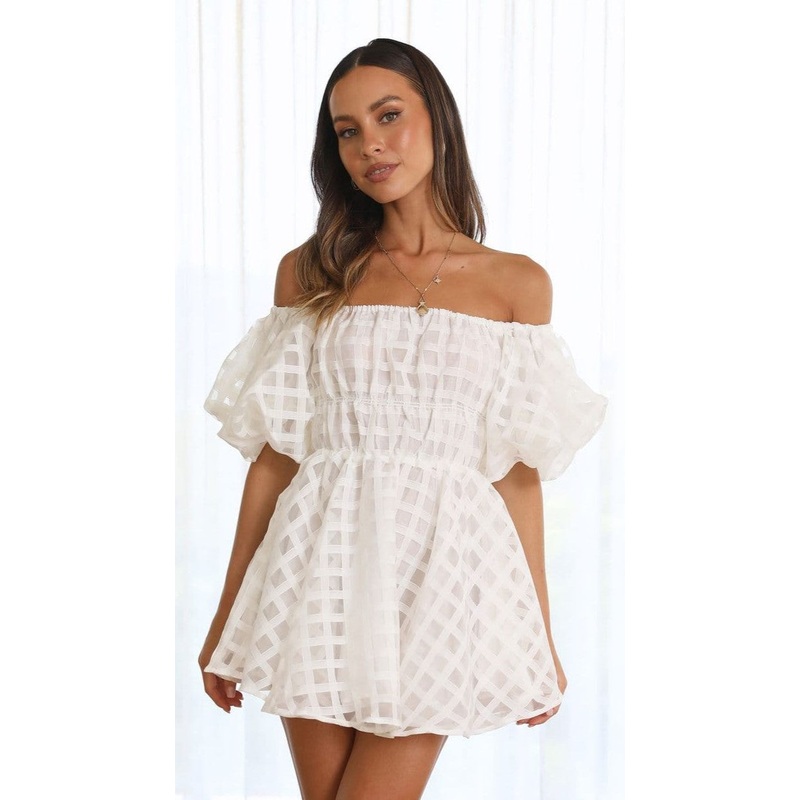 Malery Mini Dress – White