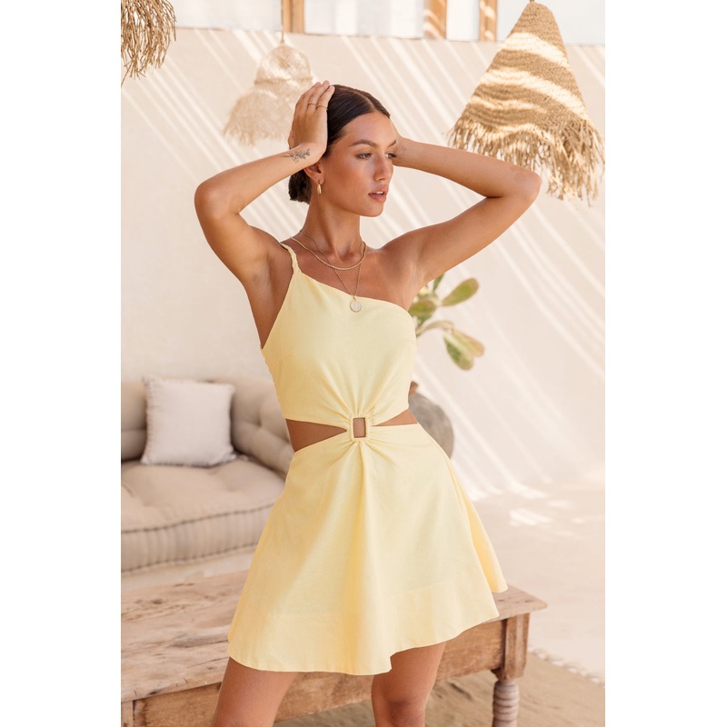 Beginning Of Love Dress Yellow