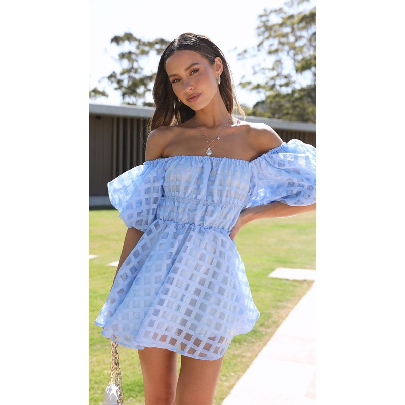 Malery Mini Dress – Blue