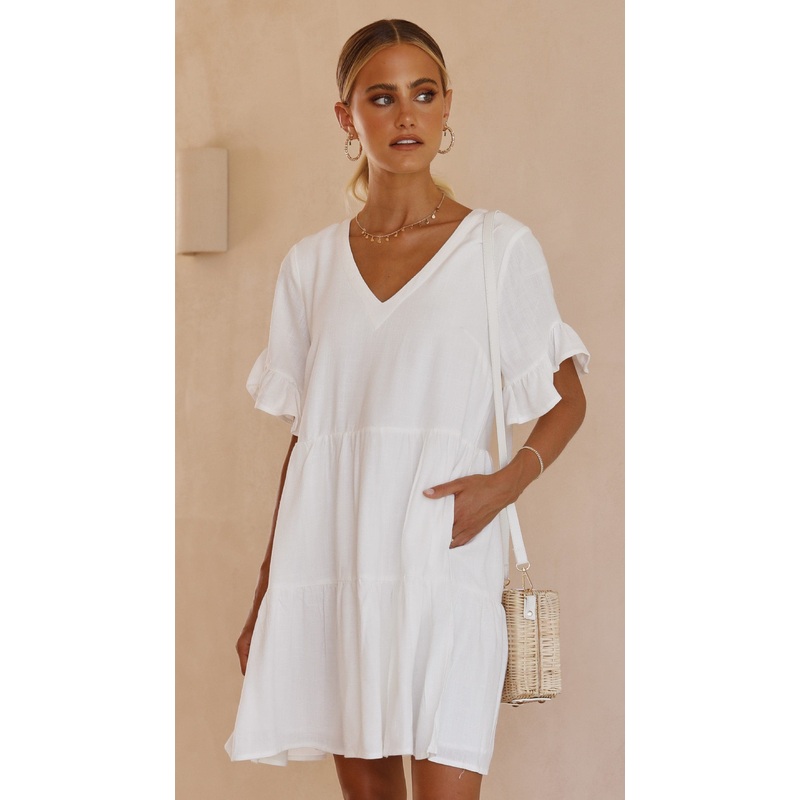 Mariah Mini Dress – White