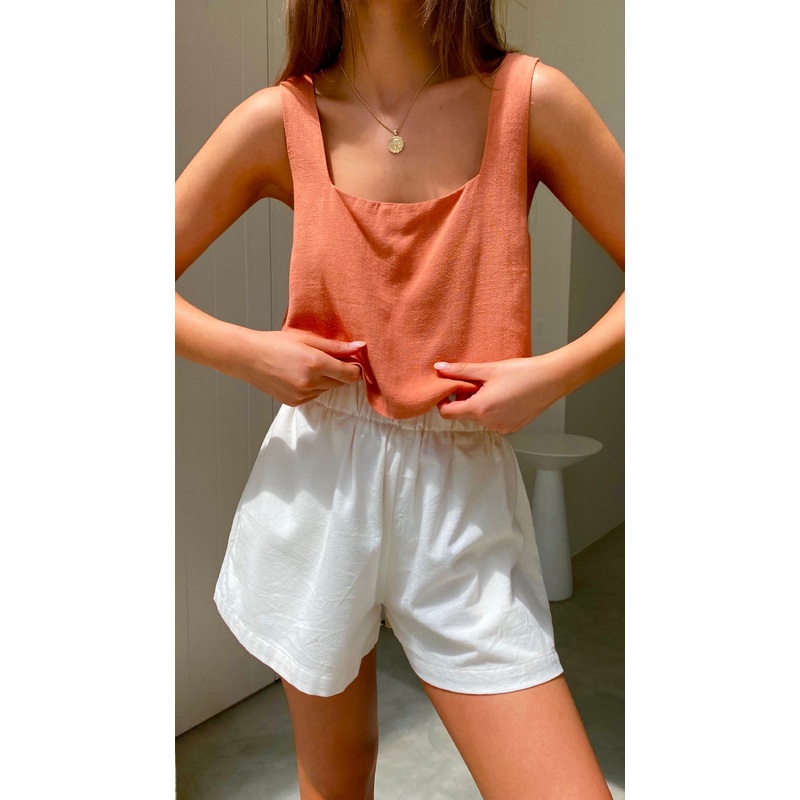 Orabella Crop Top – Clay