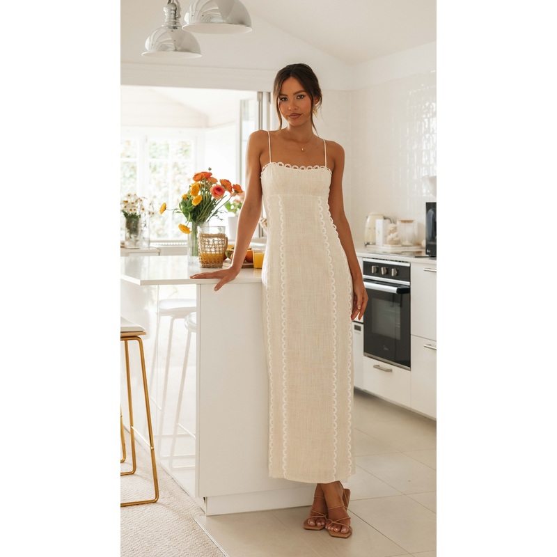 Adeline Maxi Dress (Sand)