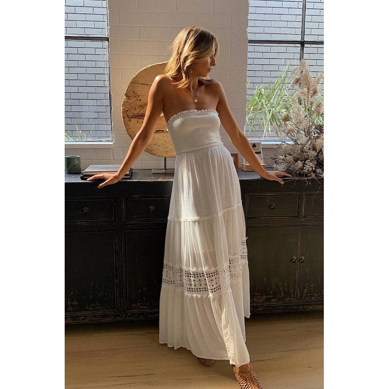 Agatha Maxi Dress White