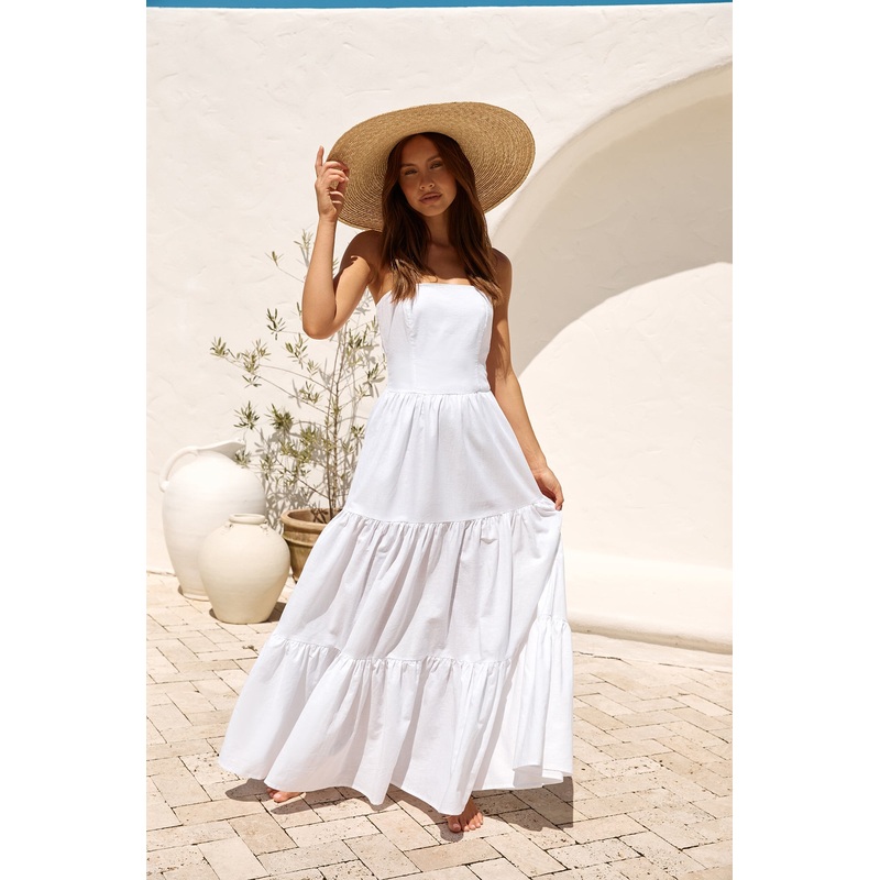 SEVEN WONDERS Bristol Maxi Dress White
