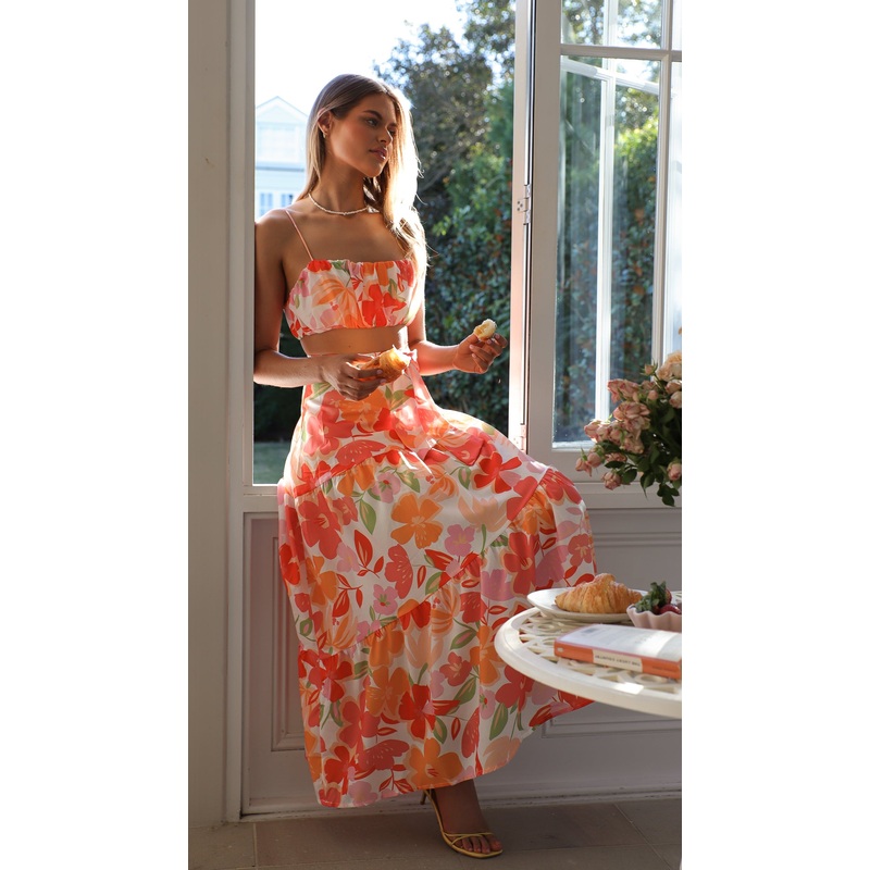 Chlo Skirt (Pink Floral)