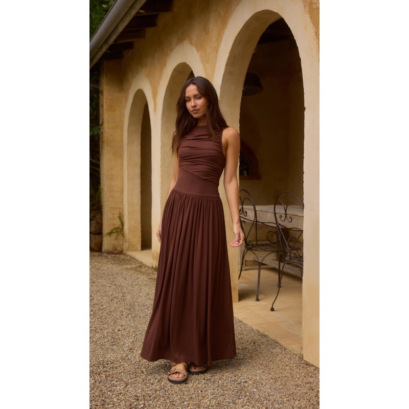 Aulani Robyne Maxi Dress Brown