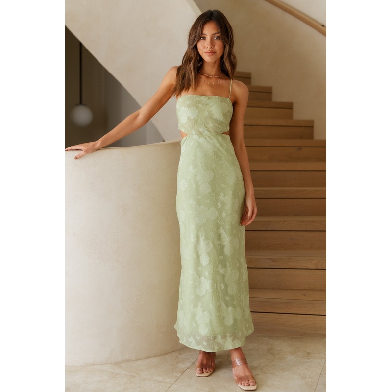 Cascalone Maxi Dress Sage