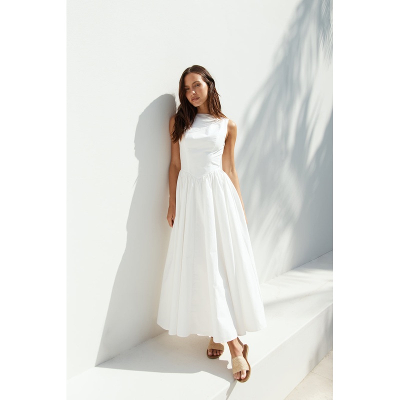Dawns Embrace Maxi Dress White
