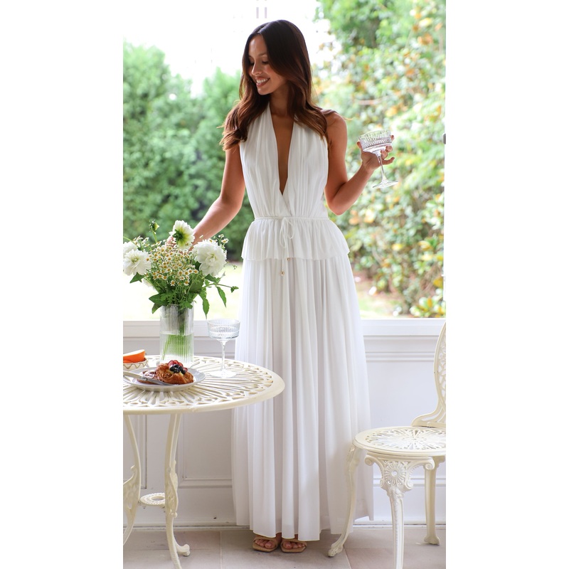 Estila Maxi Dress (White)