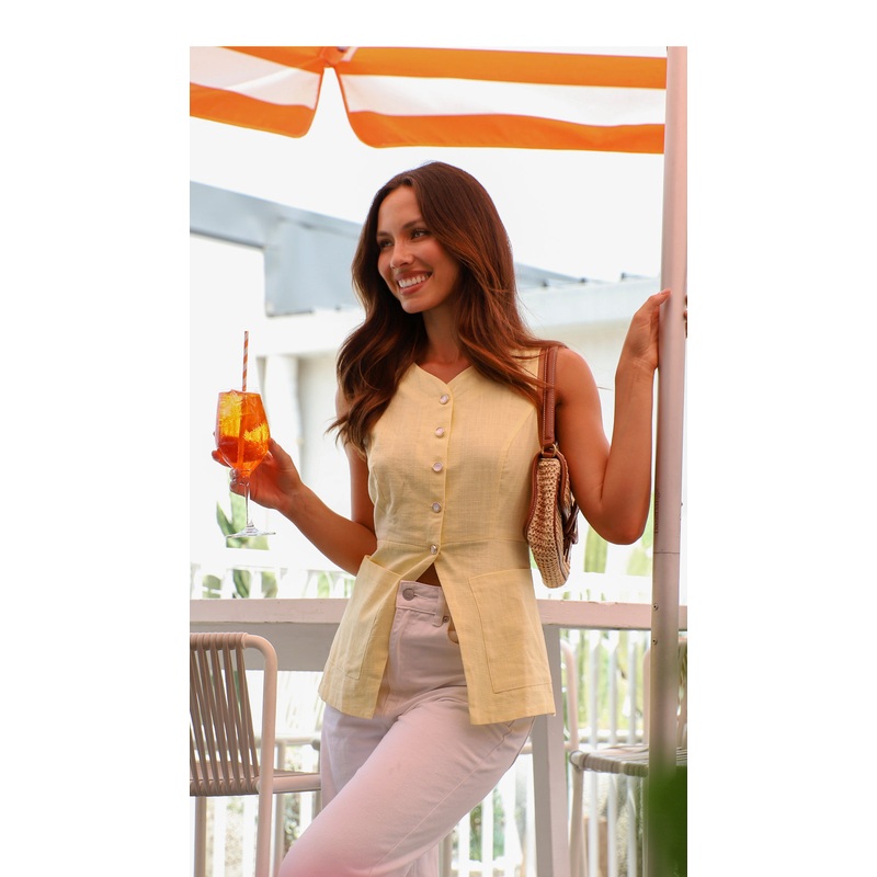 Sloane Top (Lemon)