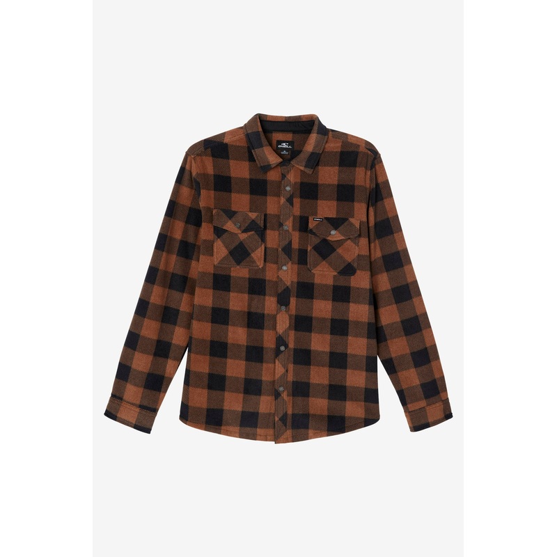 GLACIER PLAID SUPERFLEECE SHIRT