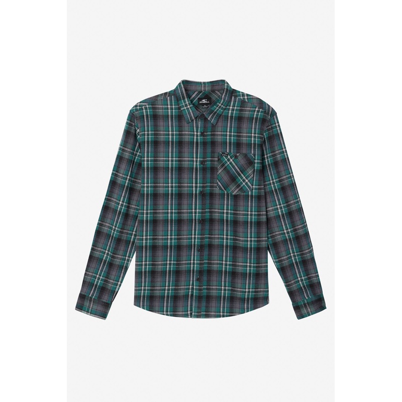 REDMOND PLAID STRETCH FLANNEL LONG SLEEVE SHIRT
