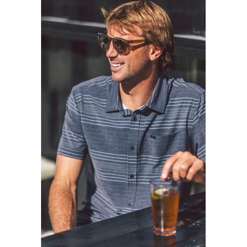 TRVLR UPF TRAVERSE STRIPE STANDARD FIT SHIRT