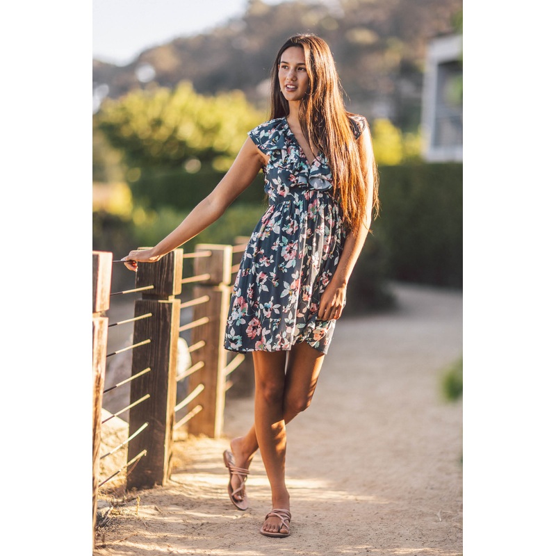 ZAINA MELODY FLORAL DRESS