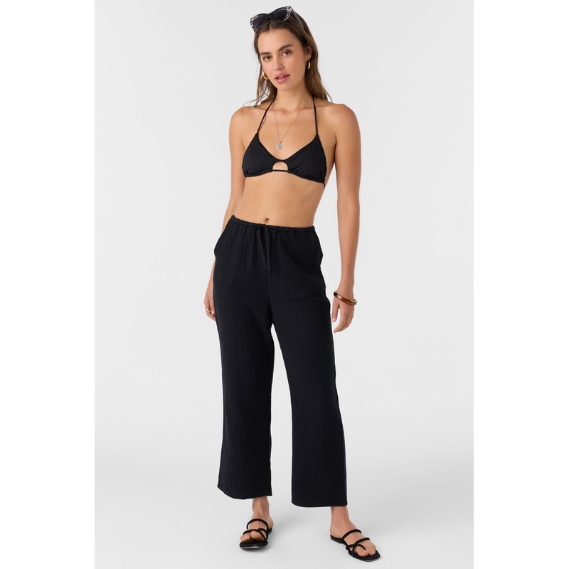 BRENDA CRINKLE DOUBLE GAUZE BEACH PANTS