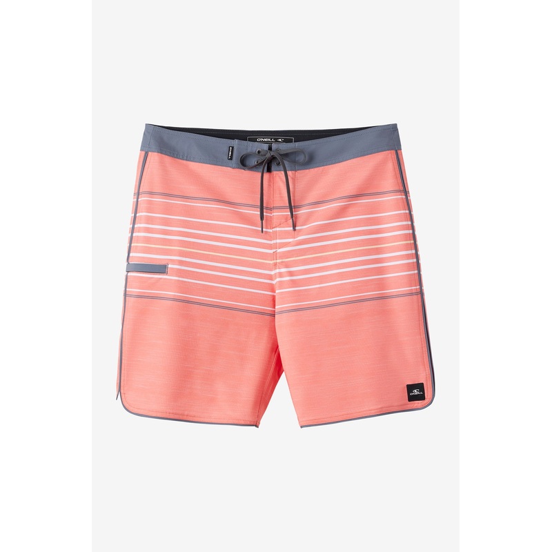HYPERFREAK HEAT STRIPE 18″ SCALLOP BOARDSHORTS