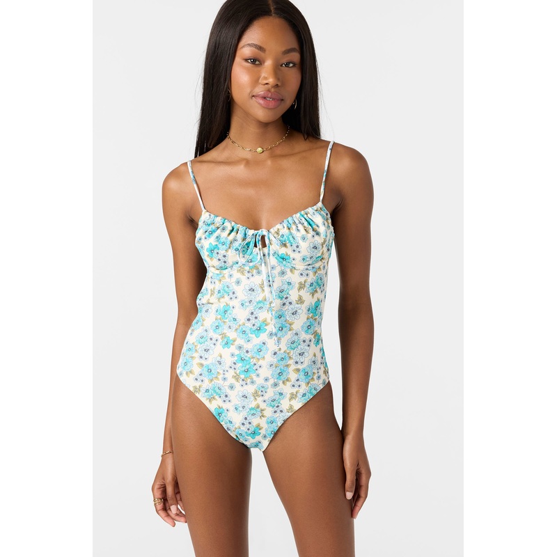COASTAL FLORAL KAILUA ONE-PIECE