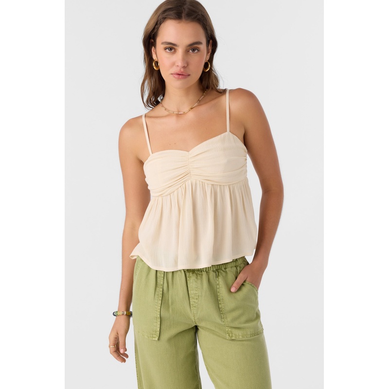 REETA SOLID SLEEVELESS TOP