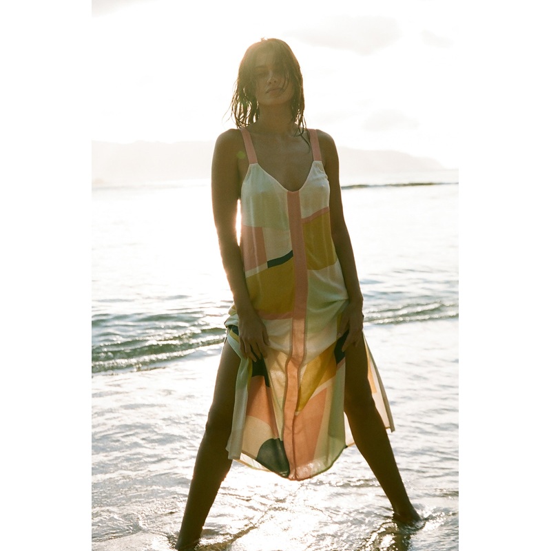 KYLE MIDI COVER-UP DRESS