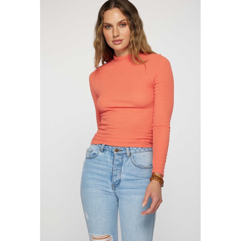 ROBERTA MOCKNECK KNIT TOP