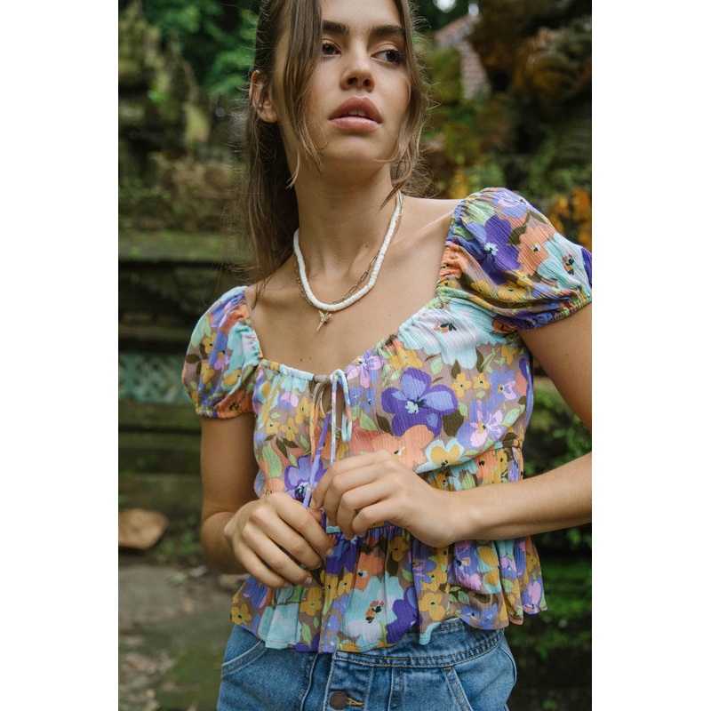 RAJA MULTI FLORAL TOP