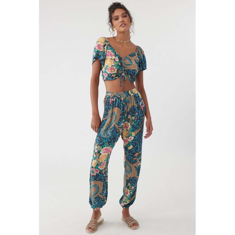 ELSIE PAISLEY PANTS