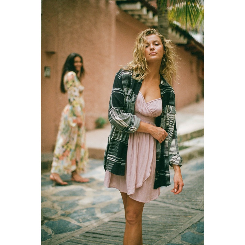BROOKS OVERSIZED FLANNEL TOP