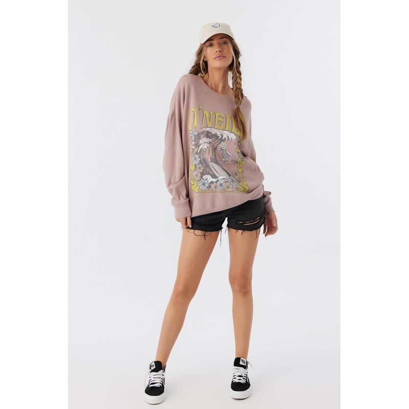 CHOICE CREWNECK OVERSIZED-FIT FLEECE PULLOVER