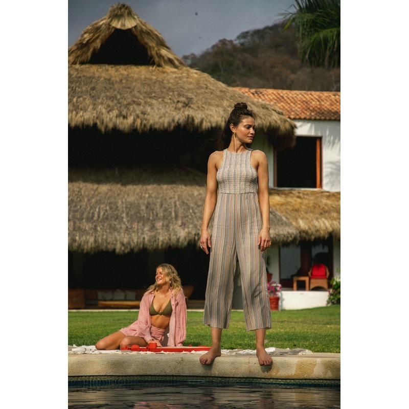 DELLORA STRIPE JUMPSUIT