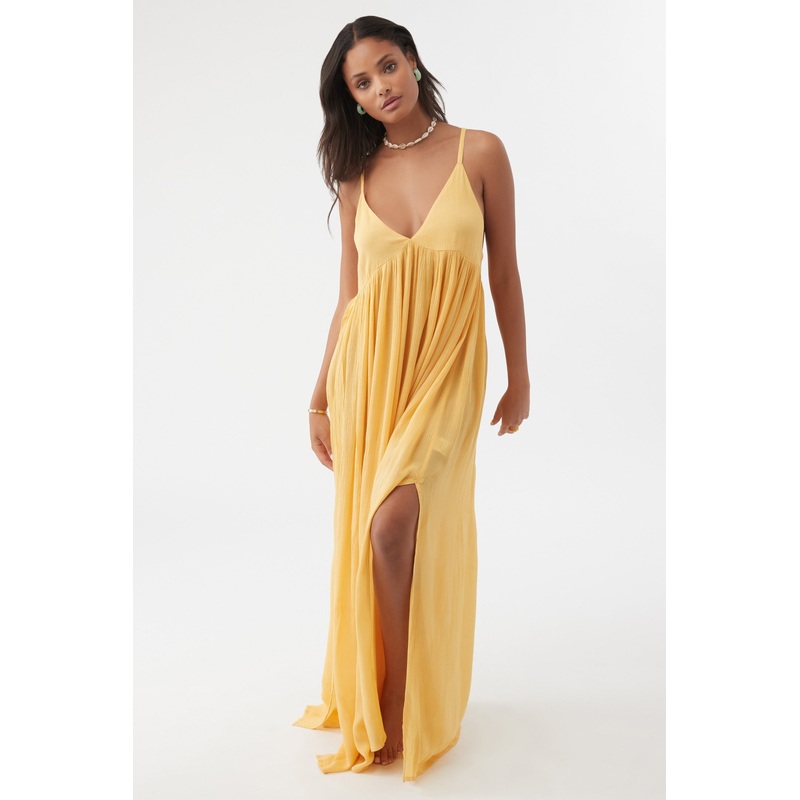 SALTWATER SOLIDS MEL MAXI SWIM COVER-UP