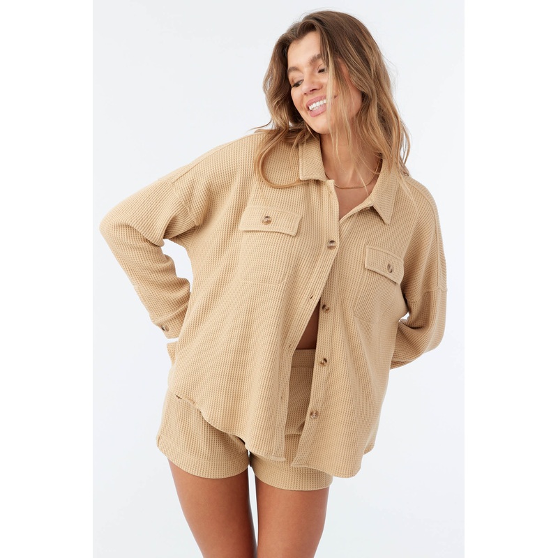 TOUR WAFFLE KNIT OVERSIZED FIT SHACKET