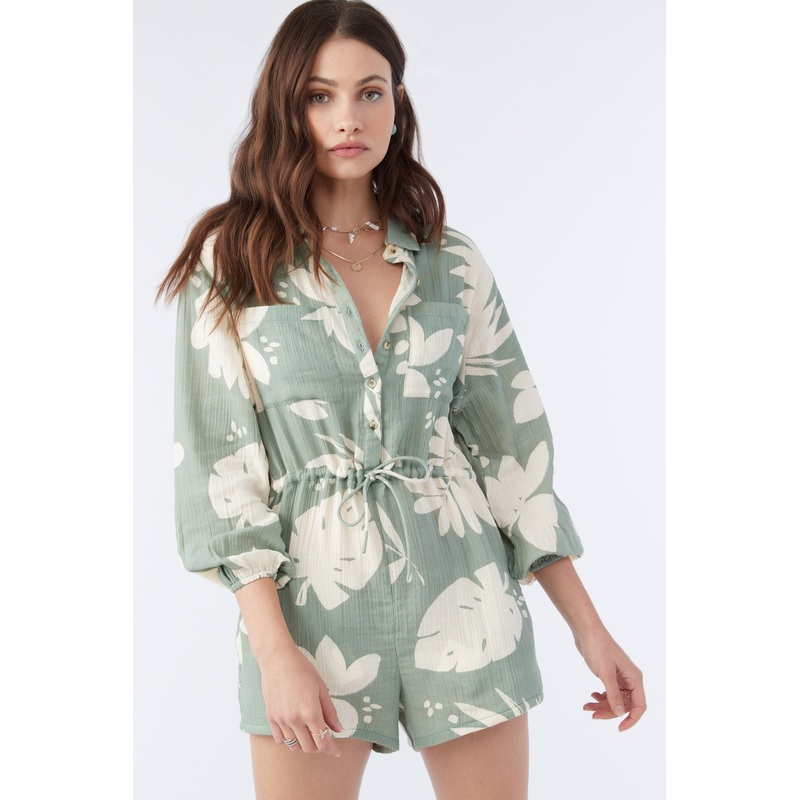 AVALA COTTON CRINKLE DOUBLE GAUZE ROMPER
