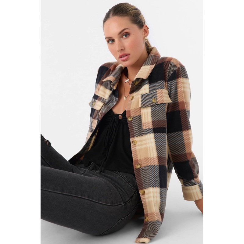 COLLINS OVERSIZED SUPERFLEECE SHACKET