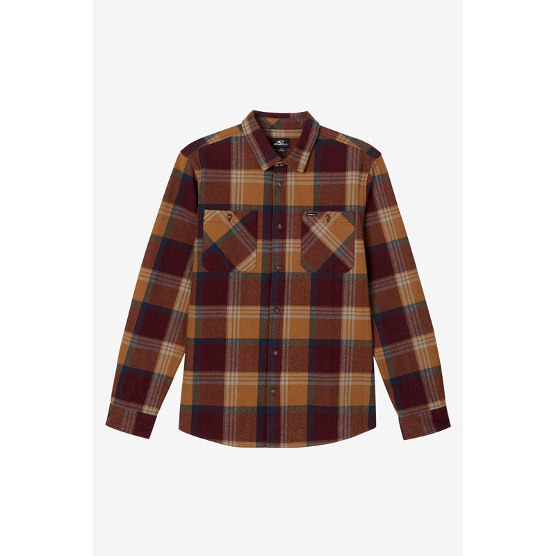 LANDMARKED FLANNEL LONG SLEEVE SHIRT