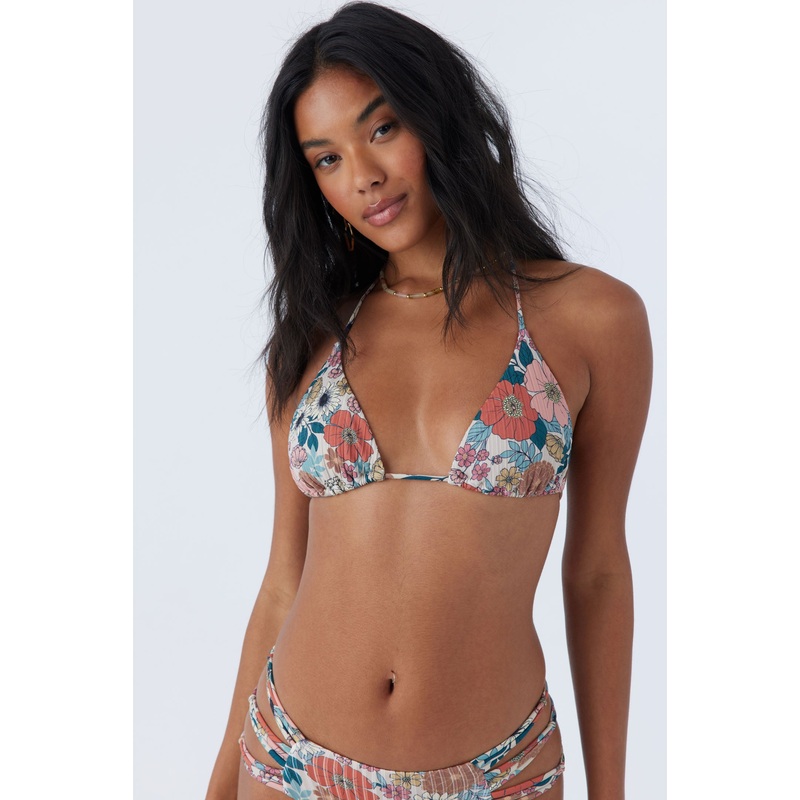 TENLEY FLORAL VENICE TRIANGLE TOP