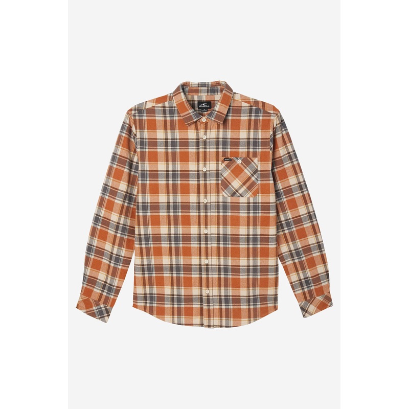 WINSLOW PLAID FLANNEL LONG SLEEVE SHIRT