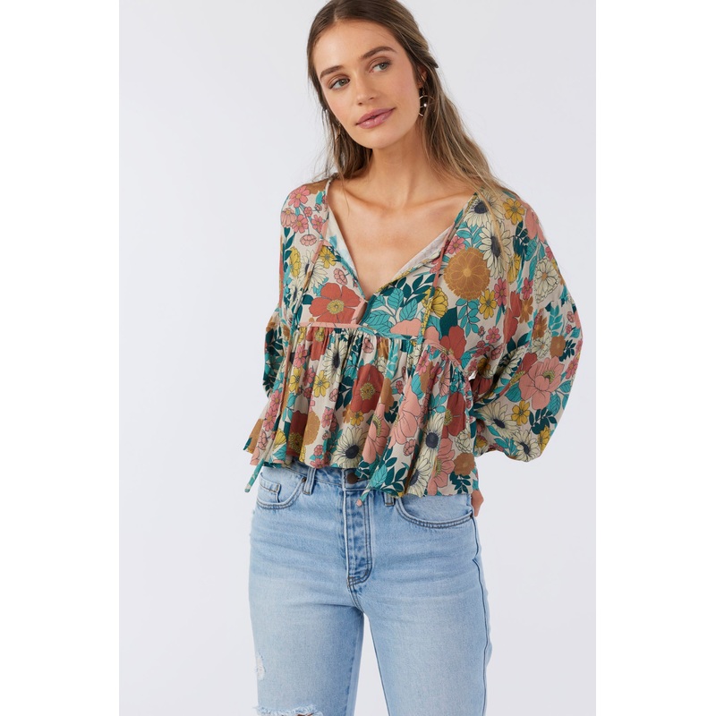 JUNIE TENLEY FLORAL TOP