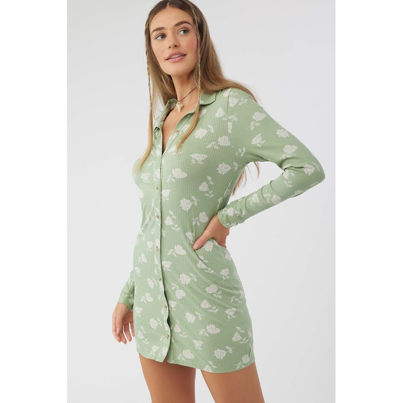 JULIETTE BUTTON FRONT KNIT DRESS