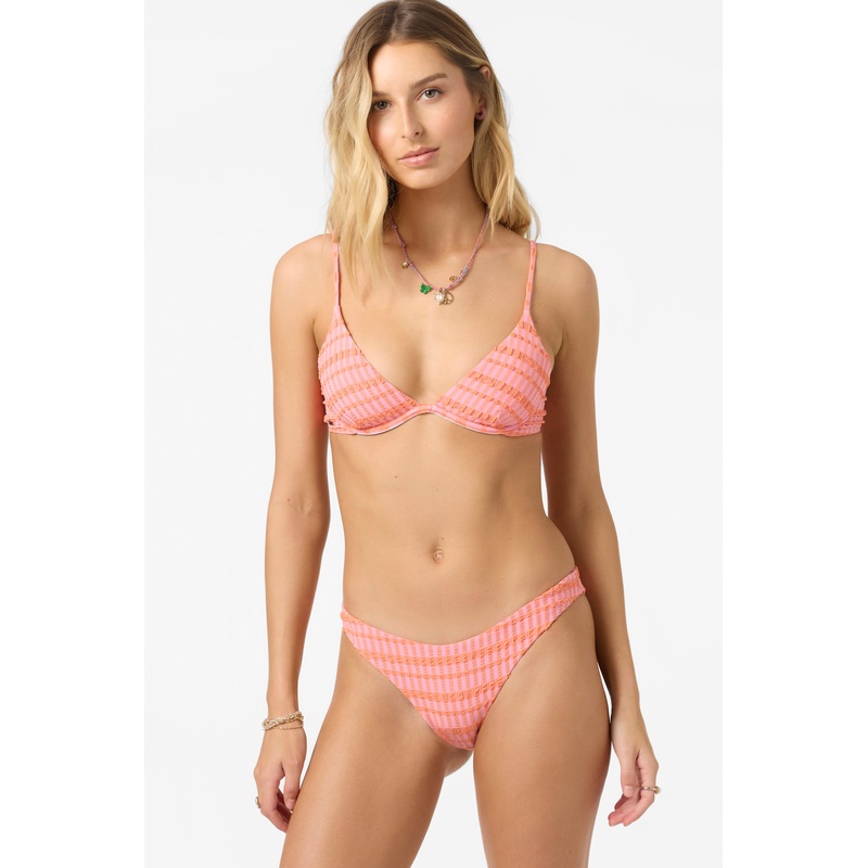 PARADISE PLAID HONOPU BRA TOP