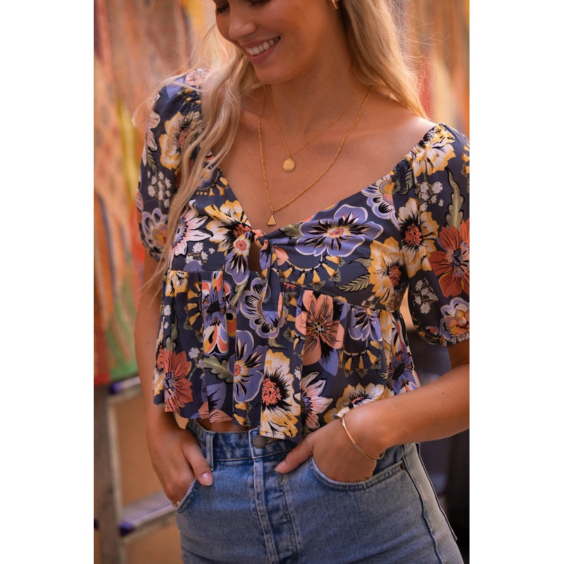 BRENNA TALITHA FLORAL TOP