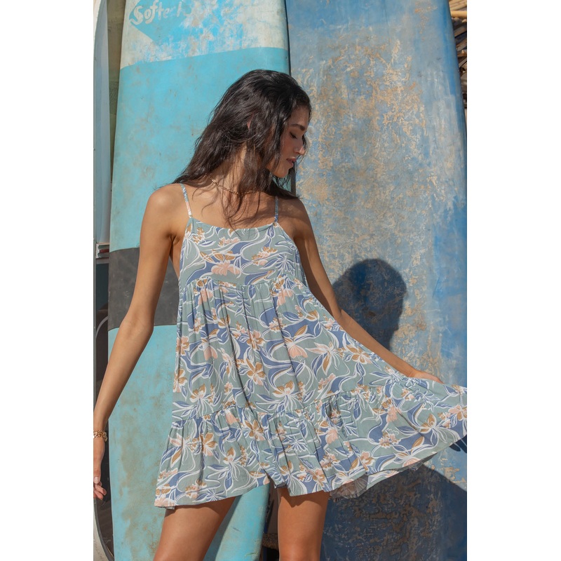 RILEE EMMY FLORAL COVER-UP DRESS