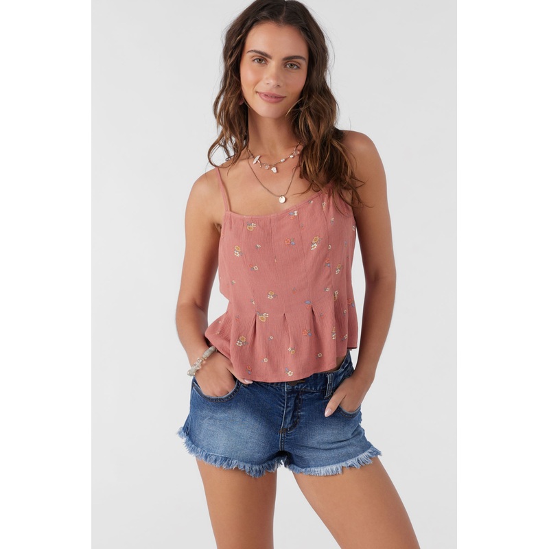 ZYRA GABLE FLORAL TANK TOP