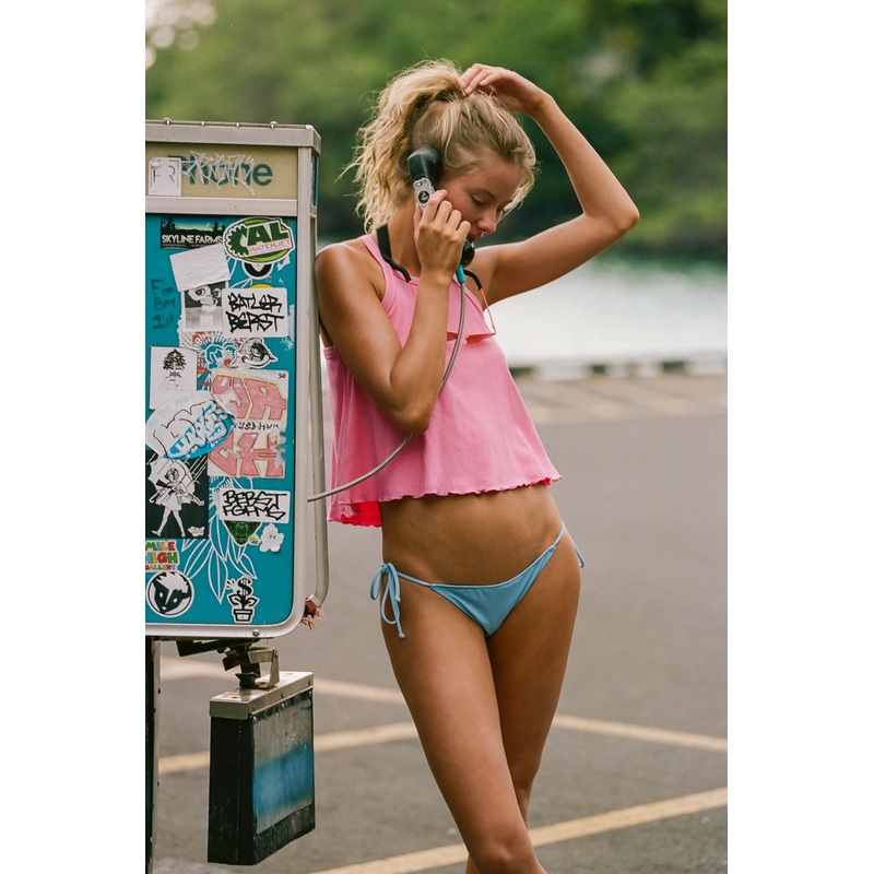 LAGOON SOLID RIB KNIT TANK